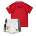Billige Manchester United Hjemmetrøye Barn 2022-23 Kortermet (+ korte bukser)